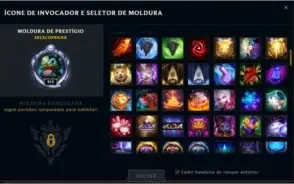 Conta League of Legends season 5, 192 skins