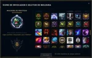 Conta League of Legends season 5, 192 skins