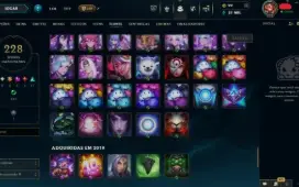 Conta Platina - Todos os campeões - 191 skinsdiamante