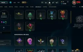 Conta Platina - Todos os campeões - 191 skinsdiamante