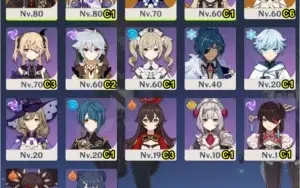 [PC - NA] AR44 | Diluc, Keqing C1, Qiqi e  Bennet C1