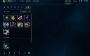 CONTA PRATA 2, 65 CHAMPS, 15 SKINS