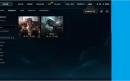 CONTA LEAGUE OF LEGENDS OURO 2, QUASE FULL CHAMP, 389 SKINS