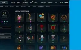 CONTA LEAGUE OF LEGENDS OURO 2, QUASE FULL CHAMP, 389 SKINS