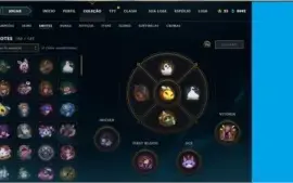CONTA LEAGUE OF LEGENDS OURO 2, QUASE FULL CHAMP, 389 SKINS