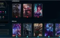 conta platina 1 com emote de gm 55 skins