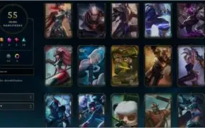 conta platina 1 com emote de gm 55 skins