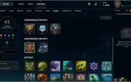Conta Unranked + Ícones Antigos