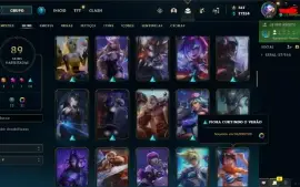 Conta de LoL - LVL 271 - 89 SKINS