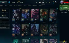 Conta de LoL - LVL 271 - 89 SKINS