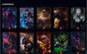 Conta de League of Legends Platina 4