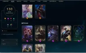 CONTA DE LOL COM KAYLE JUÍZA E 7 SKINS MÍTICAS