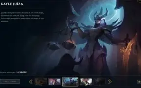 CONTA DE LOL COM KAYLE JUÍZA E 7 SKINS MÍTICAS