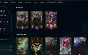 Conta com Aatrox prestígio 2.0  e Annieversário