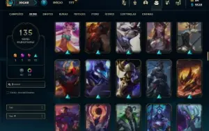 Bronze 2 com 140 Champs e 135 Skins ( MAIN ADC )