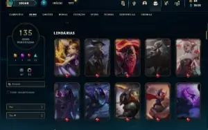 Bronze 2 com 140 Champs e 135 Skins ( MAIN ADC )
