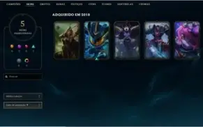Conta de LOL Prata 3 / 24 Champs / 5 Skins/ 7 Chaves
