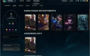 CONTA DE LOL PLATINA 80 REAIS