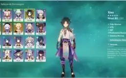 Ar 51 Xiao, Klee Qiqi e Keqing + Báculo de Homa