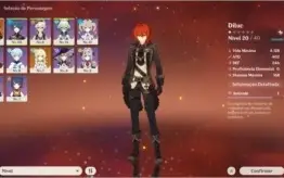 🔴 CONTA GENSHIN NA AR 20, DILUC 5⭐ ÓTIMA PARA INICIANTES ⭐