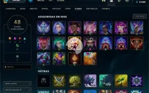 Conta Platina 4 - Smurf LOL (league of legends) ELOMOON
