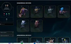 Conta Lol Todos Champs + Eternos + 18k EA