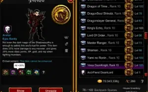 [Aqw] Conta Bem Farmada Midgame/Endgame 35% Dano All