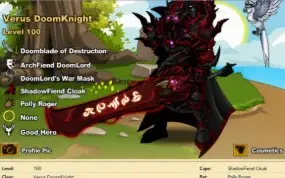 [Aqw] Conta Bem Farmada Midgame/Endgame 35% Dano All