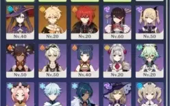 Genshin Impact  Venti, Zhongli, Diluc, Mona, Jean, Qiqi AR41