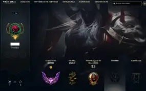Conta Mestre lol