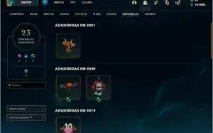 Conta League of Legends