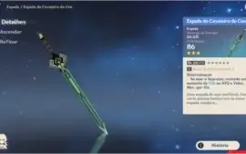 Conta Genshin Impact AR8 Full Item-Noelle,Xingqiu