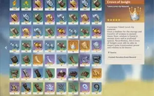 AR 59 320k de adv exp - 12 personagens 5* - 14 armas 5*