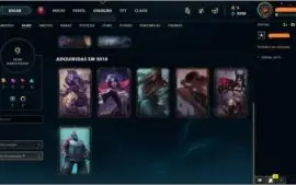 CONTA NVL 84, 46 CHAMPS E 9 SKINS POR R$85,00!