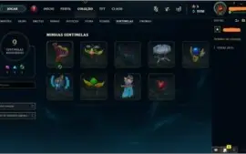 CONTA NVL 84, 46 CHAMPS E 9 SKINS POR R$85,00!