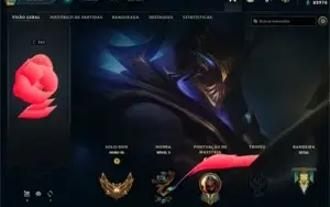 Conta de Lol com mais de 640 skins