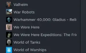Conta Steam com vários jogos TOP