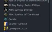 Conta Steam com vários jogos TOP