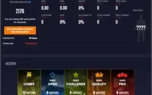 CONTA CS GO PRIME - LVL 15 GC 3.583 HORAS DE JOGO
