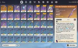 Conta Genshin Shogun C2 + Summons