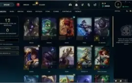 Conta LoL, Gold IV, Email Não Confirmado, Fragmentos de Skin