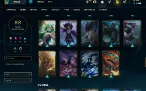 Conta Unranked com 95 Champs e 88 Skins + 2 Prestigios Fizz
