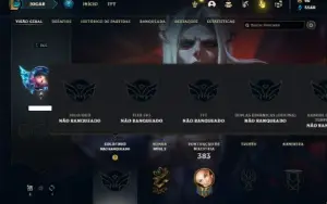 Conta Unranked com 95 Champs e 88 Skins + 2 Prestigios Fizz