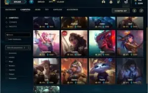 Conta platina 4 com 150 champs e 237 skins + 3 Skins RARAS