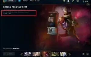 Conta platina 4 com 150 champs e 237 skins + 3 Skins RARAS