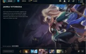 Conta platina 4 com 150 champs e 237 skins + 3 Skins RARAS