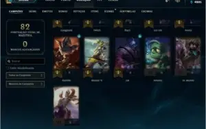 CONTA LOL - SMURF - COM 2 SKINS ULTIMATES E MAIS 19 SKINS