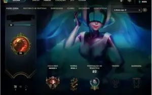 CONTA LOL - SMURF - COM 2 SKINS ULTIMATES E MAIS 19 SKINS