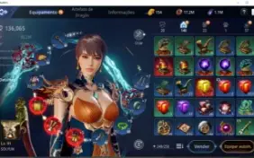 Vendo conta MIr  4  LVL 91 e upando poder + de 136k