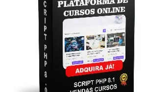 Script Php Ead Plataforma de Cursos Online